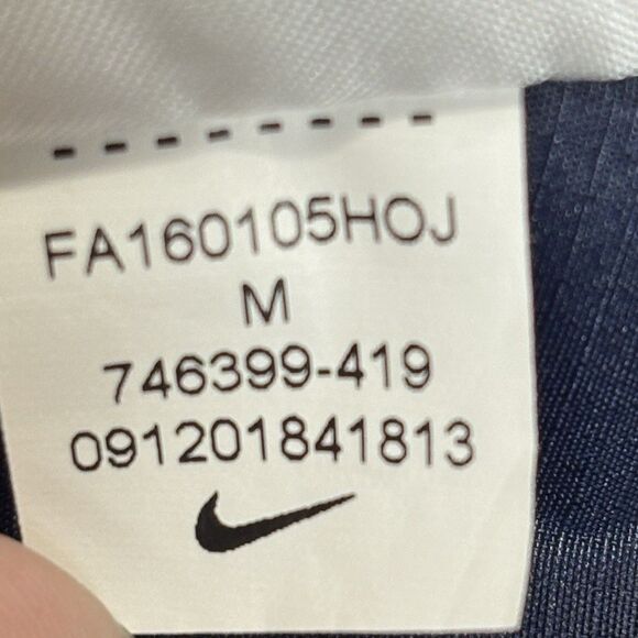 Nike Denver Broncos Pullover Mens M Blue Storm-fit On-field Lightweight 1/4 Zip - Picture 8 of 11